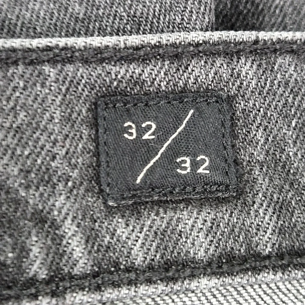 Lucky Brand Men Jeans 32X32 Gray Denim 121 Slim Straight Zipper 32